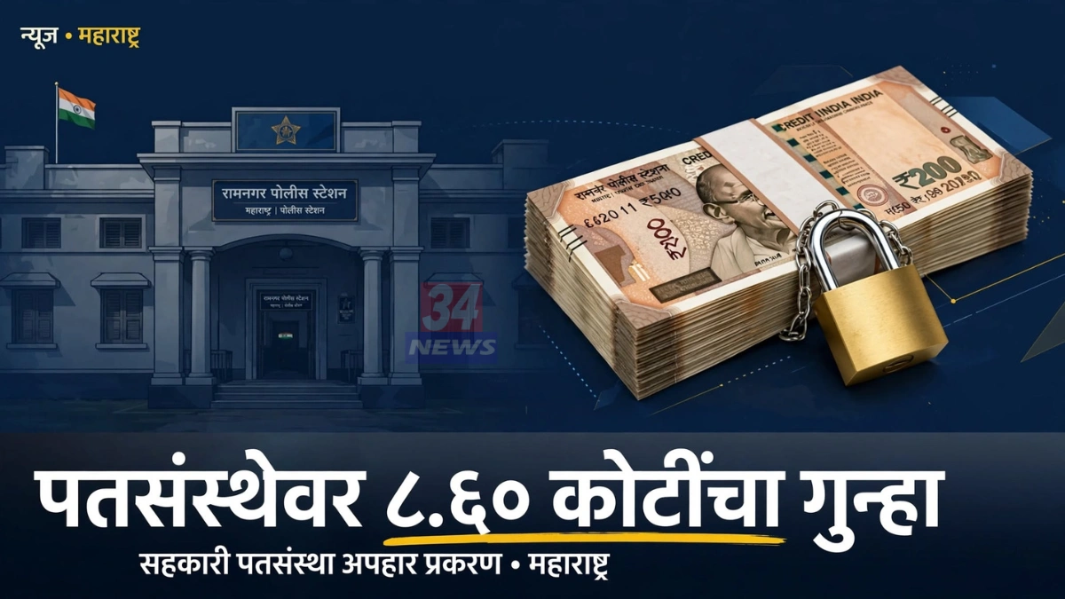 रामनगर पोलीस ठाणे चंद्रपूर, यहोवा यिरे पतसंस्था फसवणूक प्रकरणाचा गुन्हा येथे दाखल