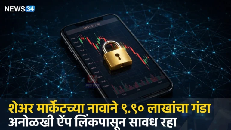 शेअर मार्केट फसवणूक चंद्रपूर प्रकरणात ऑनलाईन गुंतवणूक अ‍ॅपचे प्रातिनिधिक चित्र