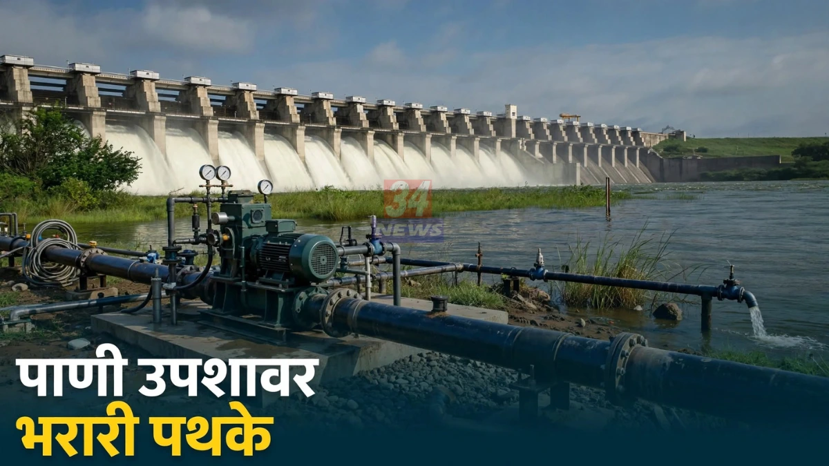 चंद्रपूर अनधिकृत पाणी उपसा रोखण्यासाठी जलाशयातील पंप आणि पाईपलाईनची तपासणी