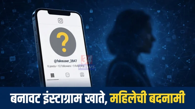 बनावट इन्स्टाग्राम खाते प्रकरण दर्शवणारे सोशल मीडिया सुरक्षिततेचे प्रतीकात्मक छायाचित्र