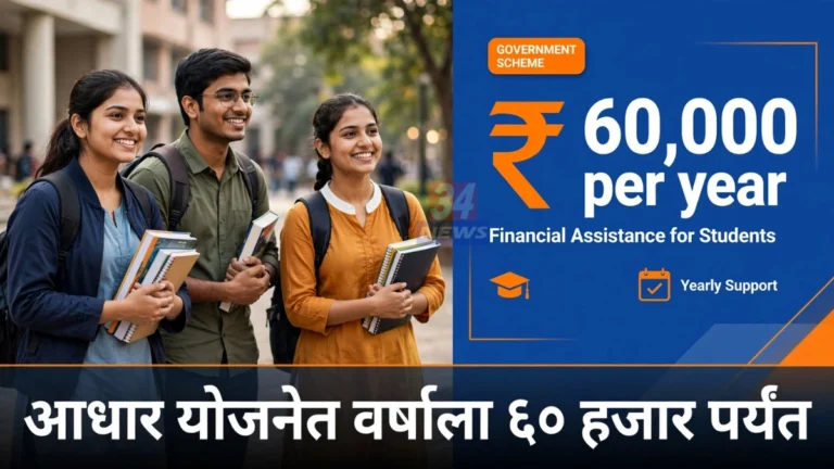 सावित्रीबाई फुले आधार योजनेचा लाभ घेणारे महाविद्यालयीन विद्यार्थी
