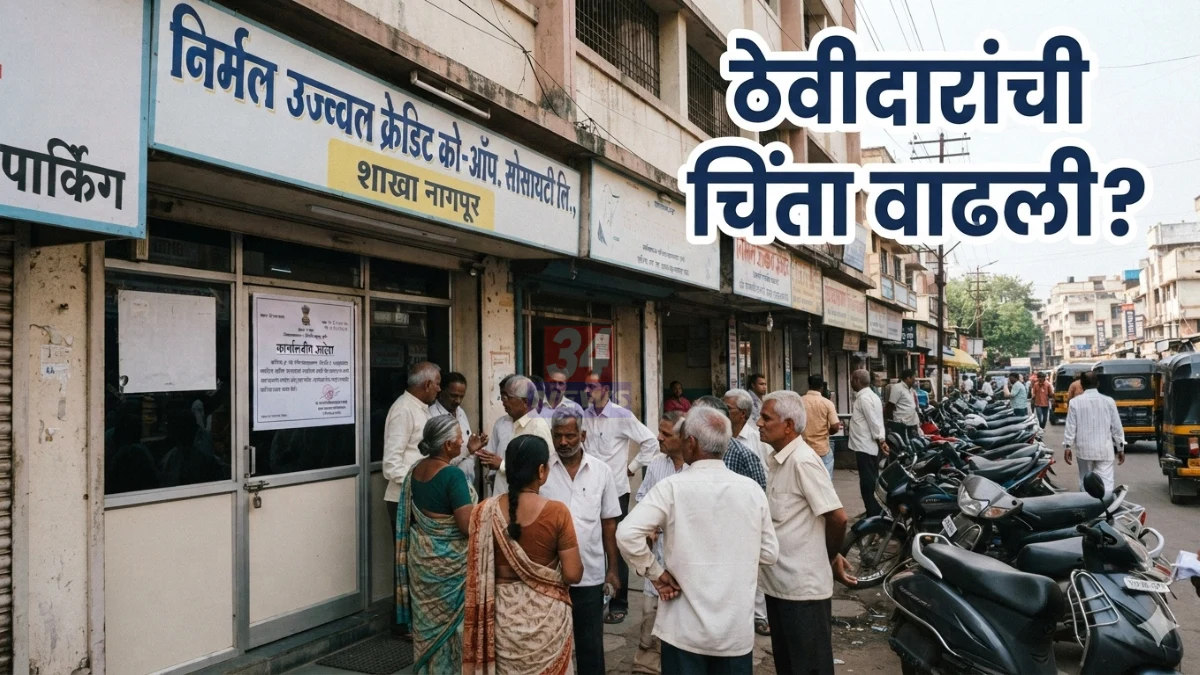 नागपूरमधील निर्मल उज्ज्वल सोसायटीबाबत ठेवीदारांच्या चिंतेशी संबंधित बातमी